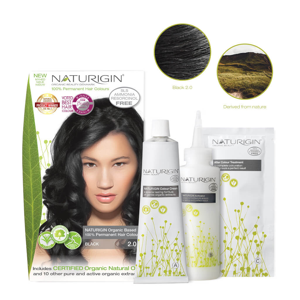 Naturigin Permanent Hair Colour - Black  - Salwa'z Beauty Salon