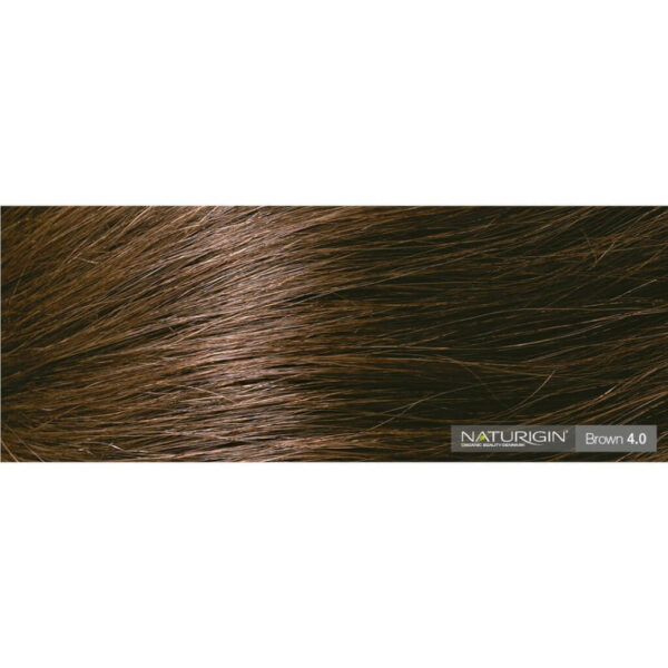 Naturigin Permanent Hair Colour Brown 4.0 Color on Hair