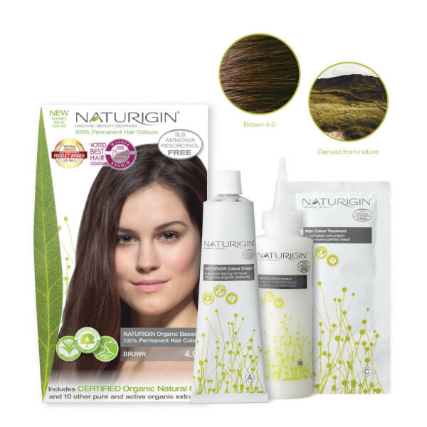 Naturigin Permanent Hair Colour Brown 4.0 Content