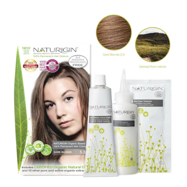 Naturigin Permanent Hair Colour Dark Blonde 5.3 Content