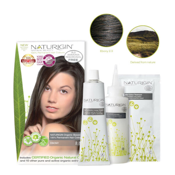 Naturigin Permanent Hair Colour Ebony 2.3 Content