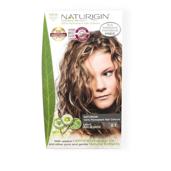 Naturigin Permanent Hair Colour Light Ash Blonde 8.1