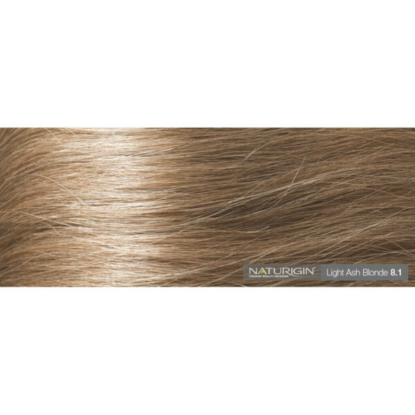 Naturigin Permanent Hair Colour Light Ash Blonde 8.1 Color on Hair