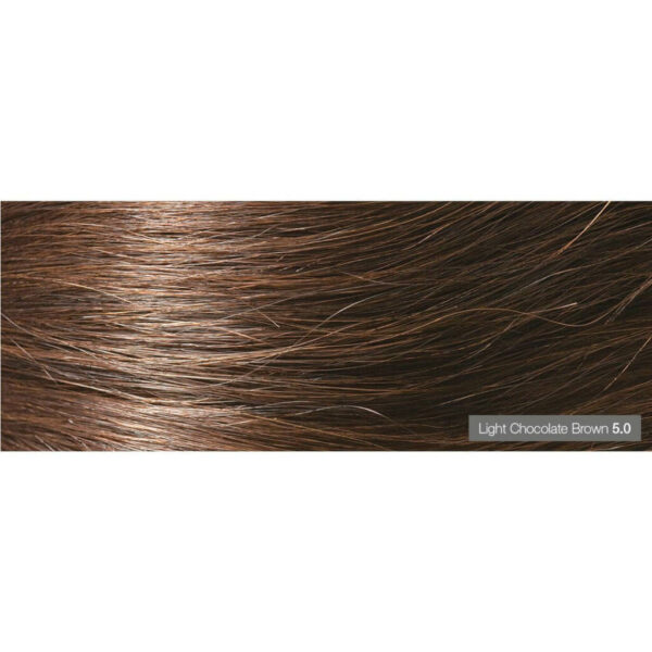 Naturigin Permanent Hair Colour Light Chocolate Brown 5.0 Color on Hair
