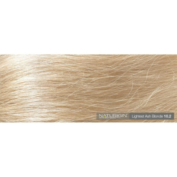 Naturigin Permanent Hair Colour Lightest Ash Blonde 10.2 Color on Hair