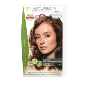 Naturigin Permanent Hair Colour Medium Blonde Red 7.4