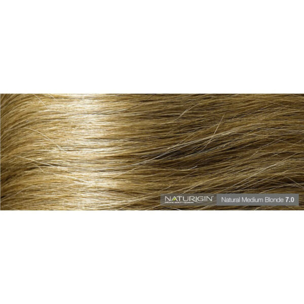 Naturigin Permanent Hair Colour Natural Medium Blonde 7.0 Color on Hair