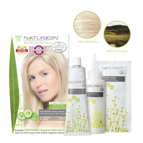 Naturigin Permanent Hair Colour Platinum Blonde 10.0 Content
