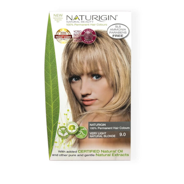 Naturigin Permanent Hair Colour Very Light Natural Blonde 9.0