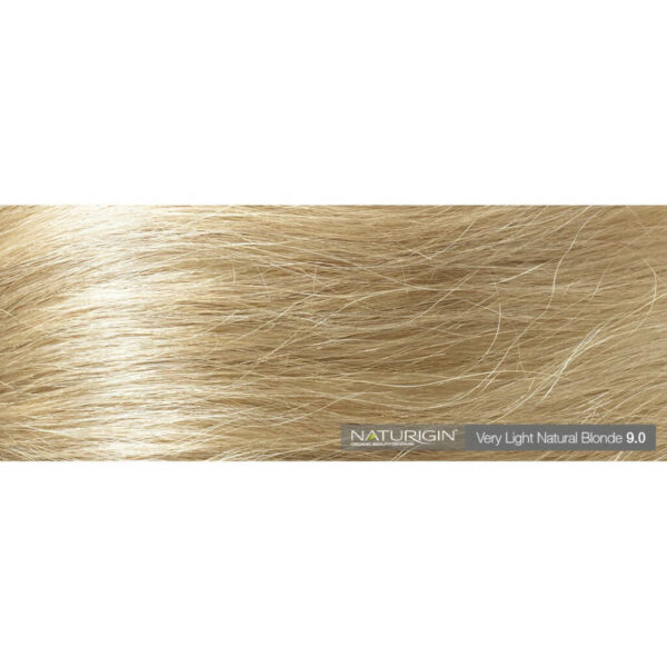 Naturigin Permanent Hair Colour Very Light Natural Blonde 9.0 Color on Hair