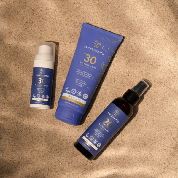 Lykkegaard Sun Care Products Setup